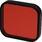 10Bar Filter Red GoPro Hero3+/4 - 1/2